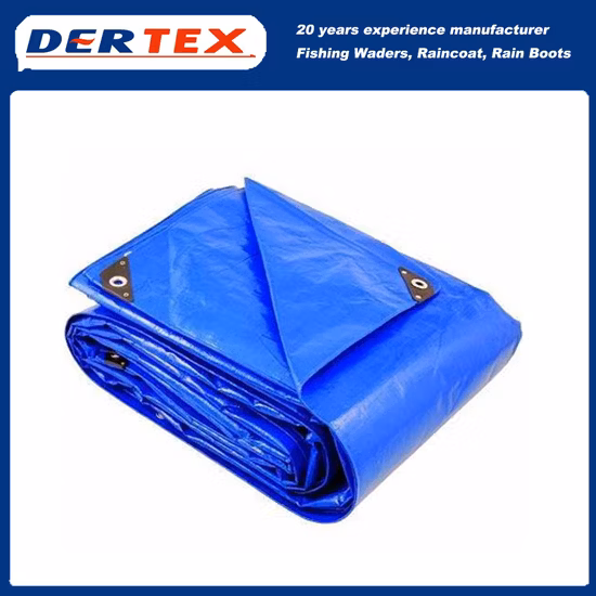 防水 PVC ビッグヘビーデューティ屋外オレンジタープ