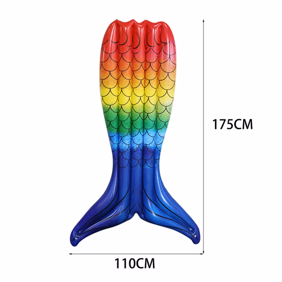 インフレータブルマーメイドテールハンモックプールフロート